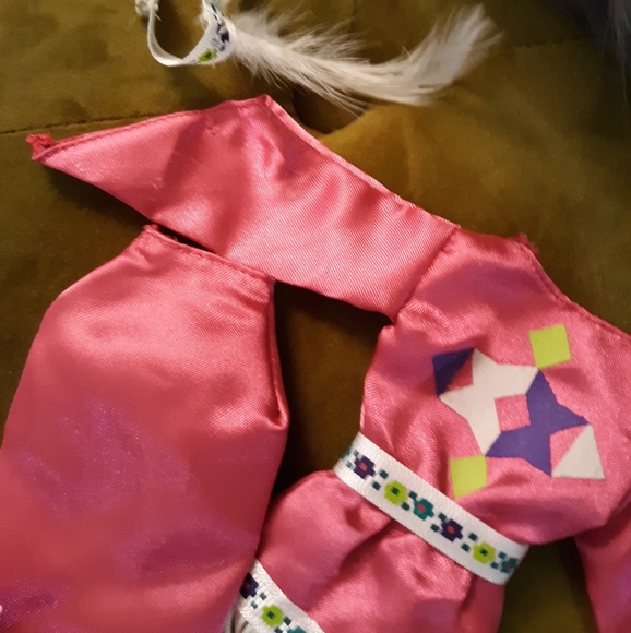 ROCK FLOWERS 70's INDIAN DOLL OUTFIT VINTAGE - Picture 4 of 5